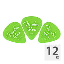 Fender Glow In The Dark 351 Picks 12-Pack ギターピック 12枚セットGlow in the Darkピックは、暗闇の中で魅力的な光を放つピックです。最もポピュラーな素材であるアセチルセルロースを使用した351形状のピックは、様々なスタイルやテクニックを持つプレイヤーに対応します。Thin、Medium、Heavyの3種類のピックがセットになった12枚入りで、様々なトーンや感触を楽しめます。