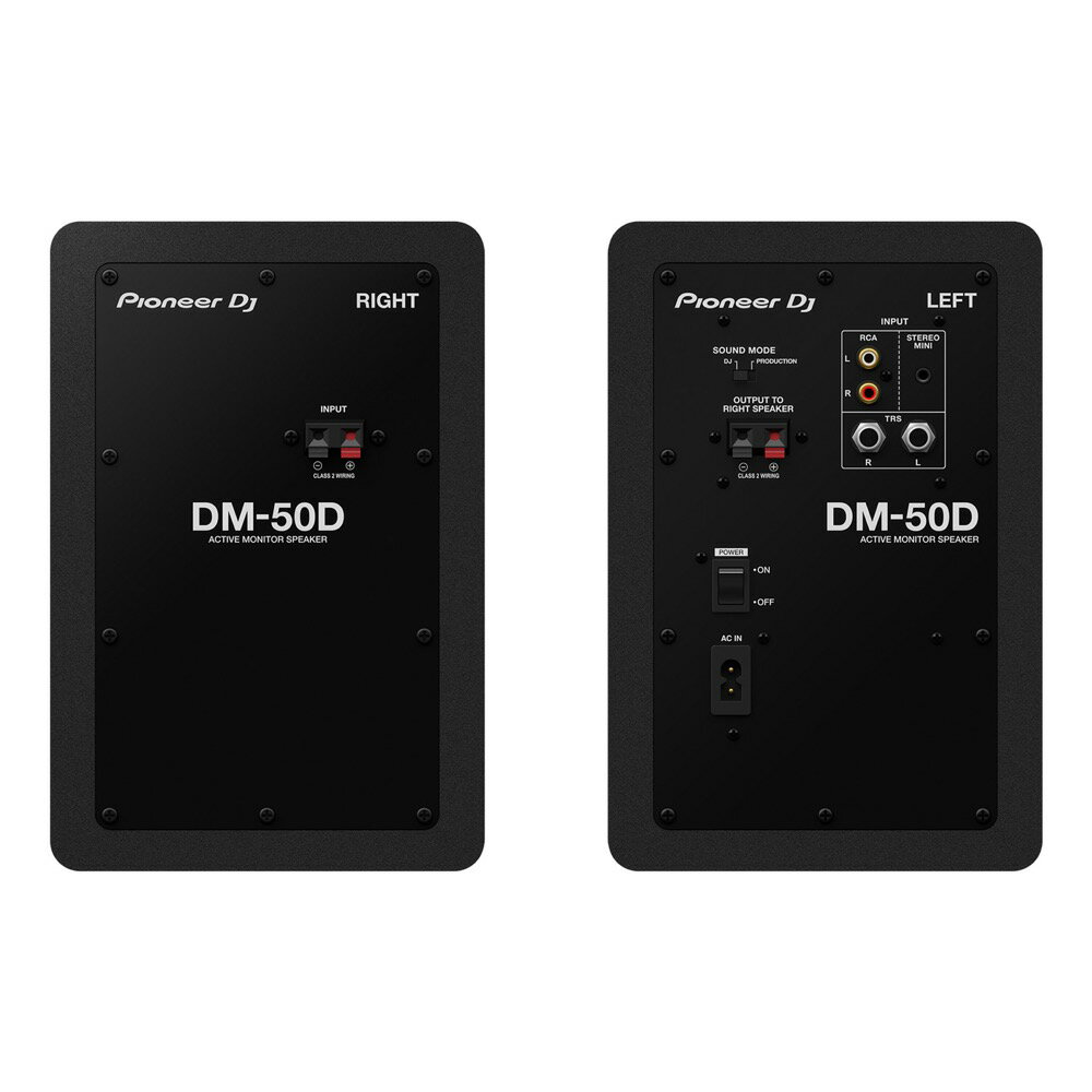 Pioneer DJ DM-50D Black �ѥ�ɥ�˥������ԡ����� 1�ڥ���2���