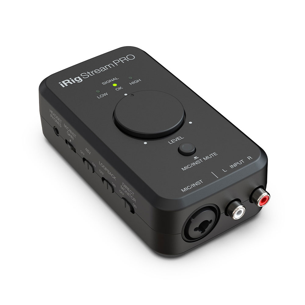 IK Multimedia iRig Stream Pro 4イン／2アウト ストリーミング配信用 オーディオインターフェース