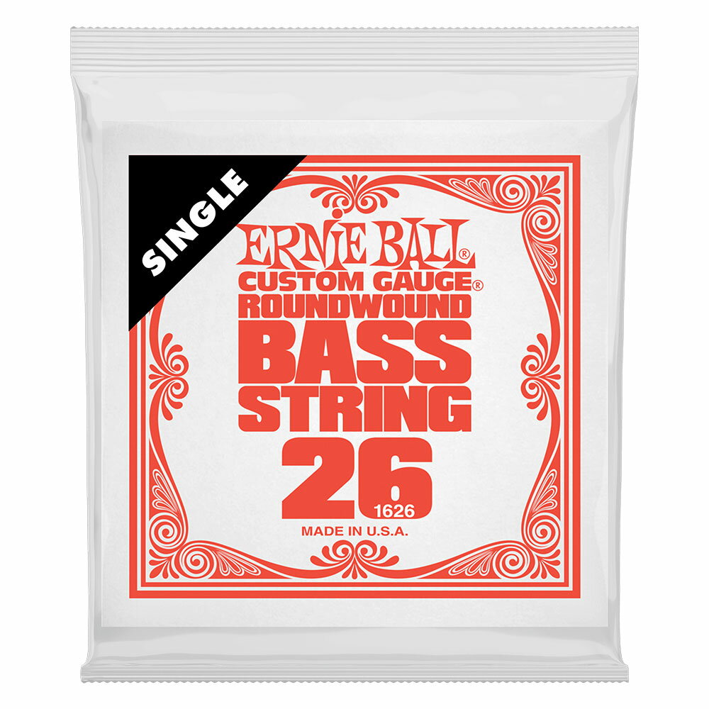 ERNIE BALL 1626 .026 Nickel Wound Electric Bass String Single 쥭١ѥХ鸹