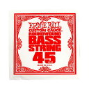 ERNIE BALL 1645 .045 Nickel Wound Electric Bass String Single エレキベース用バラ弦※パッケージデザインが入荷時期によって掲載画像と異なる場合がございます。あらかじめご了承ください。﻿スズ・メッキ・ヘックス・スティール・コア(六角形をした芯線)にニッケル・メッキ・スティール・ワイアーを巻いた非常に人気の高いニッケル・ワウンド・ベース弦です。ハイからロー・エンドまでバランスのとれたサウンドは、全てのミュージック・スタイルにフィットします。ニッケル・ワウンド弦ゲージ：.045