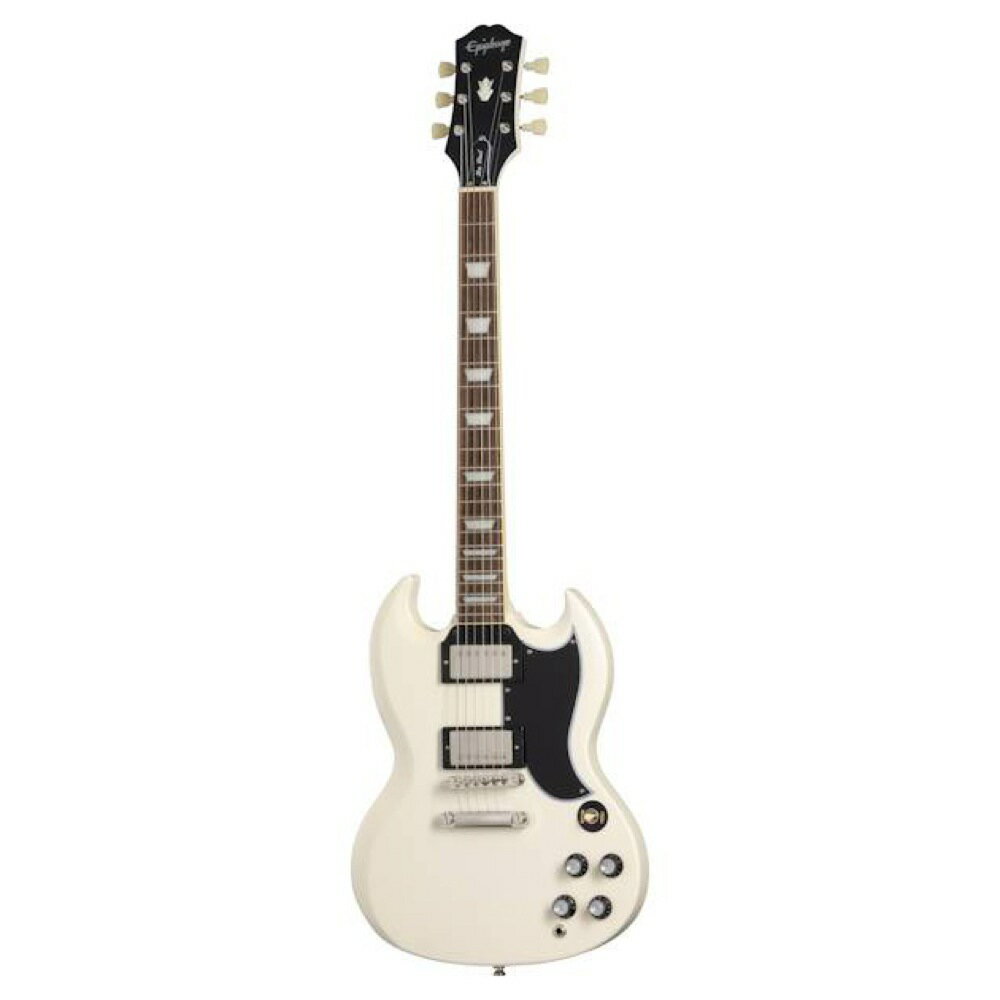 GstH Epiphone 1961 Les Paul SG Standard Aged Classic White GLM^[