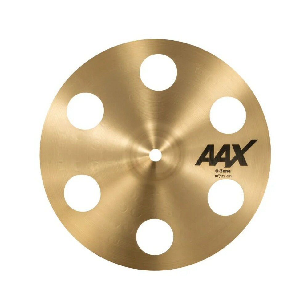 セイビアン シンバル スプラッシュ 10インチ SABIAN AAX-10OZSP AAX O-ZONE SPLASH 10" スプラッシュシンバル 穴あきシンバル