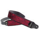 Righton! STRAPS PAISLEY VELVET-70 RED ギター ベース用ストラップ