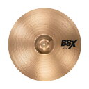 SABIAN B8X-18CB B8X Concert Band 18インチ コンサートシンバル 1枚※シンバル 1枚での販売になります。お間違えないようにご注意下さい。※手革・パッドは付属致しません。シートブロンズに独特のマシンハンマリングを施しハイピッチで明るくクリアーなサウンドです。カップ部にもハンマリングを加え、よりソリッドでアタックのあるサウンドが特徴です。【仕様】B8Xシリーズ Concert Bandナチュラルフィニッシュサイズ：18"(46cm)タイプ：ミディアム