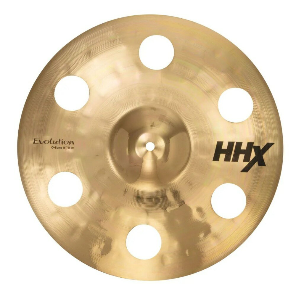 セイビアン シンバル クラッシュ 16インチ SABIAN HHX-16EVOC-B HHX EVOLUTION O-ZONE CRASH 16" クラッシュシンバル 穴あきシンバル