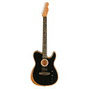 フェンダー Fender American Acoustasonic Telecaster Black エレクトリックアコースティックギター