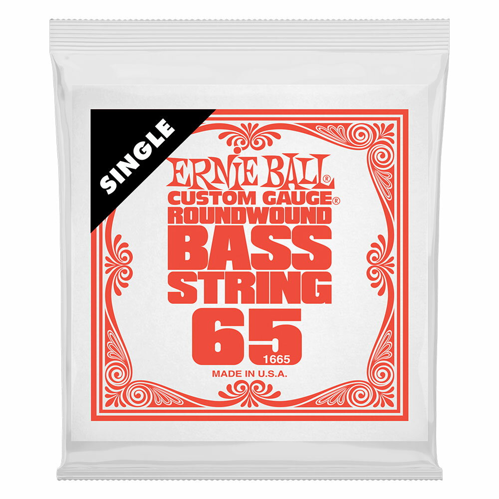 ERNIE BALL 1665 .065 NICKEL WOUND BASS SINGLE 쥭١ѥХ鸹