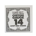 ERNIE BALL 1314 .014 Loop End Stainless Steel Plain Banjo or Mandolin Guitar String バンジョーバラ弦明るくハッキリとしたトーンと心地良いサスティーンを特徴とした弦です。スズ・メッキ・スティール弦ループ・エンドを付けた仕様です。バンジョー、マンドリン、ダルシマーにお使いいただけます。ゲージ：.014ループエンド仕様