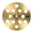 SABIAN SBR-16OZCS sbr O-ZONE CRASH 16インチ クラッシュシンバルホールの効果でサウンドレスポンスを高め、ノイジーなサウンドが特徴のブラス製O-ZONEクラッシュシンバルです。sbrシリーズThe Best Brassビッグサイズ・マシンハンマリングプロセスを経て、パワーとレスポンスを向上させたエントリークラスのブラスシンバル。【仕様】ナチュラルフィニッシュサイズ：16"ウェイト：Thin