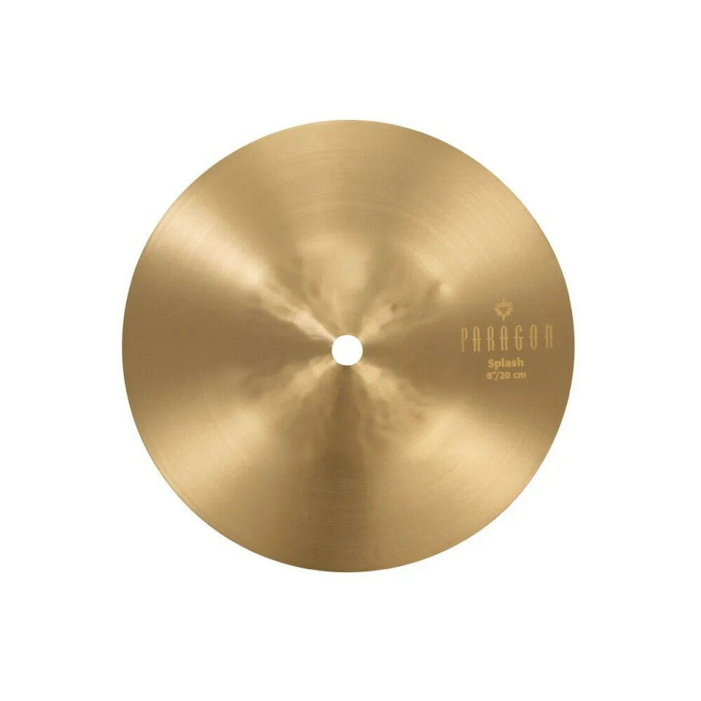 SABIAN SNP-10SP PARAGON SPLASH 10インチ スプラッシュシンバル※画像はサンプルです。サイズ等、詳細に関しましては商品説明をご確認ください。ハンマリングを施したカップをフィーチャーし、一瞬のアクセントにもキメ細かく応え、楽曲によく馴染む音色を発揮。【PARAGONシリーズ】RUSHのドラマー、Neil Peartと共同開発したシリーズ。SABIANの各シリーズのサウンドキャラクターをミックスし、レイジングやハンマリングもシンバルによって変えるなど、タイプと用途に応じてキメ細かい仕上げを施し、抜群のレスポンスを発揮します。【仕様】サイズ：10"ウェイト：Thin