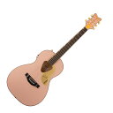 GRETSCH G5021E Rancher Penguin Parlor Acoustic/Electric Shell Pink エレクトリックアコースティックギターこれまで飛び立っていったグレッチバードの中で、最も素晴らしいモデルの1機種、G5021E Rancher Penguin Parlor Acoustic/Electronicは、クラシックなPenguinスタイルを採用した、豊かな響きを持つパーラーサイズのアコースティックギターです。Fishman Isys III PU／オンボード・プリアンプシステムは、現代的なサウンドを加えます。ソリッドスプルース・トップ、メイプル・バック＆サイドを使用した本機のクラシックなタッチに、ゴールドスパークルを使用したネックとボディのバインディング、指板のNeo-Classicサムネイル・インレイ、ゴールドのプレキシピックガード、ヘッドストックに"バーティカルウィング"グレッチロゴなどを採用しています。【スペック】・カラー：Shell Pink・原産国：ID・オリエンテーション：Right-Hand・シリーズ：Acoustic Collection・Fingerboard Material：Rosewood・フィンガーボードラジアス：12" (305 mm)・ヘッドストックバインディング：・ネックフィニッシュ：Gloss・ネック：Mahogany・ネックシェイプ：Standard "U"・フレット数：20・ナットの素材：Synthetic Bone・ナット幅：1.675" (42.5 mm)・ポジションインレイ：Pearloid Neo-Classic Thumbnail・サイドドット：・ナット：Synthetic Bone・ボディ：Laminated Maple・ボディバック：Laminated Maple・ボディバインディング：Gold Sparkle with W/B/W/B Purfling・ボディフィニッシュ：Gloss・ボディ素材：Laminated Maple・ボディシェイプ：Penguin Acoustic・ボディサイド：Laminated Maple・Body Style：Gretsch Parlor Acoustic・ボディトップ：Solid Spruce・ブレイシング：X-Bracing・ロゼット：N/A・ウェイスト：8.25" (21.0 cm)・ブリッジ：Laurel・ブリッジカバー/テイルピース：N/A・Bridge Pins：White Plastic・ハードウェアフィニッシュ：Gold・ピックガード：Gold Plexi with Black Penguin Graphic and Gretsch Logo・Strap Buttons：Gretsch Knurled Strap Retainer Knobs・ストリング：D'Addario EJ16 Phosphor Bronze, Light (.012-.053 Gauges)・チューニングマシーン：Deluxe Die-Cast・コントロール：Volume, Bass, Middle, Treble, Low Battery Indicator Light, Tuner On/Off Switch・Special Electronics：Fishman Presys III Pickup System with Active Onboard Preamp and Tuner・Body Depth：4.3750" (111 mm)・Body Length：19" (483mm)・フレットサイズ：Vintage Style・ローワーバウト：13.8125" (351mm)・スケール：25" (635 mm)・アッパーバウト：9.63" (24.46 cm)・ケース付き