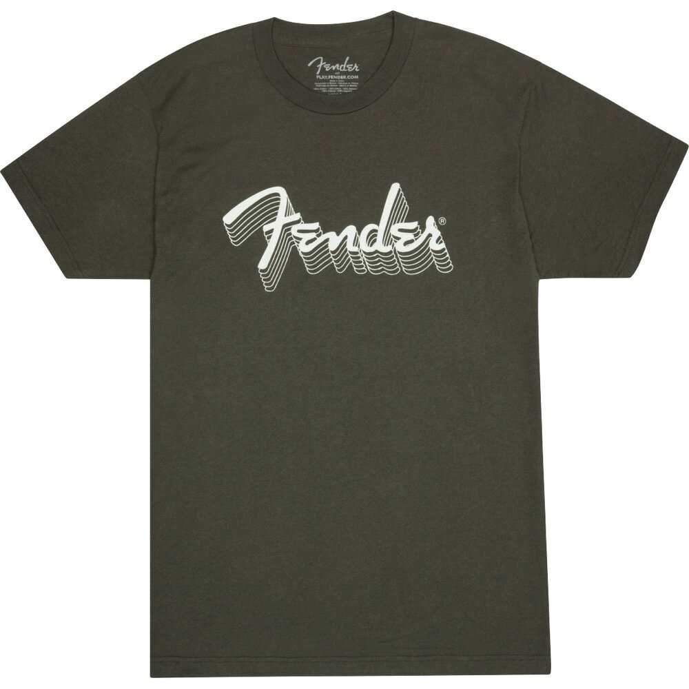 フェンダー Fender Reflective Ink T-Shirt Charcoal XXL Tシャツ