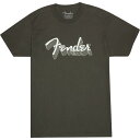 tF_[ Fender Reflective Ink T-Shirt Charcoal XXL TVc