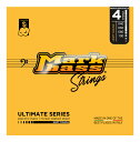 Markbass Strings MAK-S/4ULN40100 ULTIMATE SERIES 40-100 エレキベース弦SOFT TOUCH electric bass nickel plated steelULTIMATEシリーズは柔らかなタッチとフィーリング、バランスの取れたトーンが特徴。伝統的な温かみのあるニッケルのサウンド。ゲージ：.040 .060 .080 .100