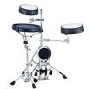 TAMA TTK4S 4pc True Touch Training Kit ドラムトレーニング 練習パッド 4点キット※上記セット内容には、写真のスネアスタンドは含まれません。詳しくは商品説明をご覧ください。True Touch Training Kitは、一般的な練習パッドや、メッシュヘッドを張ったドラムセットによるトレーニングと異なり、音量を抑えてドラムセットの練習が出来ることを実現しつつ、ドラマーの『音楽的表現力』を向上させるために重要な鍛錬を重ねることができるよう、様々なアイデアと機構を取り入れた画期的なドラムトレーニングキットです。ボリュームを出来るだけ抑えつつ、きちんと各パッドの"トーン"が聞こえること。アコースティックドラムの揺れやリアルな打感を再現すること。繊細なダイナミックスの表現を可能にするパッド類を組み合わせて、自分に適した練習が出来るセッティングにアレンジできること。これらのように、これまでのトレーニングキットではなかなか得られなかったような高い満足感、そして何よりも練習していて楽しくなるようなトレーニングキットを目指して作られた、アコースティック・ドラムメーカーのTAMAからの提案です。アコースティック・ドラムセットの演奏において、『音楽的な表現』とは自分の中から溢れるフィーリングを演奏によって具現化させることであり、日々の練習で最大限の効果を得るためには、ルーディメンツや正確なリズムの習得だけでなく、より深く演奏を進化させるための様々な要素まで練習できるようなトレーニングキットが必要です。音の長さや拍・テンポなどの情報はもちろん、アコースティックドラムでの表現において大切なダイナミクス・コントロールや、ゴーストノートなどの微細なニュアンスも身に付けたい要素です。これらの要素の組み合わせによる音楽的表現を追求し、そして満足感を得るためには、かつてないほどの表現力を持つトレーニングキットが必要だと我々は考えました。アコースティックドラムに近いリアルな打感と、繊細なレスポンス、高い操作性、キット本体の安定性、そして総合的なパフォーマンスを向上させるために不可欠な様々な調整機構を実現することを目的として、同じサイズと構造のパッドを組み合わせるのではなく、スネア、タム、バスの各パッドに、実際のアコースティックドラムの感触を反映した独自のデザインと構造を採用しています。アコースティックドラムでの表現力を向上させるために必要なあらゆる要素を身につけることができる練習用パッド・キット。それがTrue Touch Training Kitです。【Features】TTK4S ConfigurationTTK4S : 本体総重量 12.9Kg[セット内容]-SOLID KICK バスパッド (TTBD6)-AAD スネアパッド (TTSD10)-ACOUSTI-TONE 8" タムパッド w/クランプ (TTHT8)-ACOUSTI-TONE 9" タムパッド w/クランプ＆アーム (TTFT9)-タムパッド スタンド (TTKTS)上記セット内容には、写真のスネアスタンドは含まれません。AAD Snare Pad (Accuracy Articulation Dynamics) (Pat. Pending)スネアドラムを演奏しているかのような素早い跳ね返りと、スナッピーサウンドを実現した練習パッド。スポンジやアルミ板などを組み合わせた多層構造によって、通常のドラムヘッドを張ったスネアドラムのような打感と、絶妙な跳ね返りを実現しました。また、内部のスポンジとアルミプレートの間に100個以上の小さなステンレス製のボールを、打面の中心部に内蔵。アルミプレートとボールが接触することでスネアドラムのスナッピーサウンドのような効果をもたらします。スポンジには適度な弾性を持たせているため、叩く強さに応じてボールがスポンジに沈み込む深さが変わり、アルミプレートと接触する衝撃の強さが変化することで、今までの練習パッドでは表現の難しかったゴーストノートのようなサウンドを表現できる構造です。さらに、パッド部分の外周部に設けられたラバー製フレームにより、スネアドラムのようにオープン/クローズドのリムショットの練習を行うことも出来、様々なスネアドラムの演奏方法の練習を可能にしています。Acousti-tone Tom ＆ Floor Tom Pads中空のシェルを採用することで、アコースティックドラムを彷彿とさせるリアルなシェル鳴りを実現したオリジナル構造をもつタム/フロアタム用のドラムパッド。シェルの材質には適度に弾力性のある樹脂製シェルを採用し、打面に2層のスポンジと織布を表面に張り付けることで、ドラムセットのタムのような打感とレスポンスを獲得しました。Solid Kick Bass Padアコースティクドラムセットのバスドラムをプレイしているような、リアルな打感を実現したドラムペダル用練習パッド。その秘密は硬さの異なる2種類のスポンジ、ウレタンゴムを組み合わせた多層構造と、パッド本体の裏面に設けられた空気穴にあります。アタック時の衝撃を適度に分散しつつ、打面をヒットした時の絶妙な沈み込みと、リアルなバウンスを実現しました。また、2本脚のスタンスをパッドの打面に対して広く取ることで高い安定性を確保。さらに、パッドの高さも2段階に変更できるため、お持ちのペダルに合わせたフレキシブルなセッティングが可能です。Tom Pad Stand限られたスペースでの練習を想定し、省スペース性と軽量性、そして安定性を実現したTrue Touch Training Kit専用タムパッドスタンドです。【SPEC】Description：[セット内容]-SOLID KICK バスパッド (TTBD6)-AAD スネアパッド (TTSD10)-ACOUSTI-TONE 8" タムパッド w/クランプ (TTHT8)-ACOUSTI-TONE 9" タムパッド w/クランプ＆アーム (TTFT9)-タムパッド スタンド (TTKTS)上記セット内容には、写真のスネアスタンドは含まれません。本体総重量12.9Kg