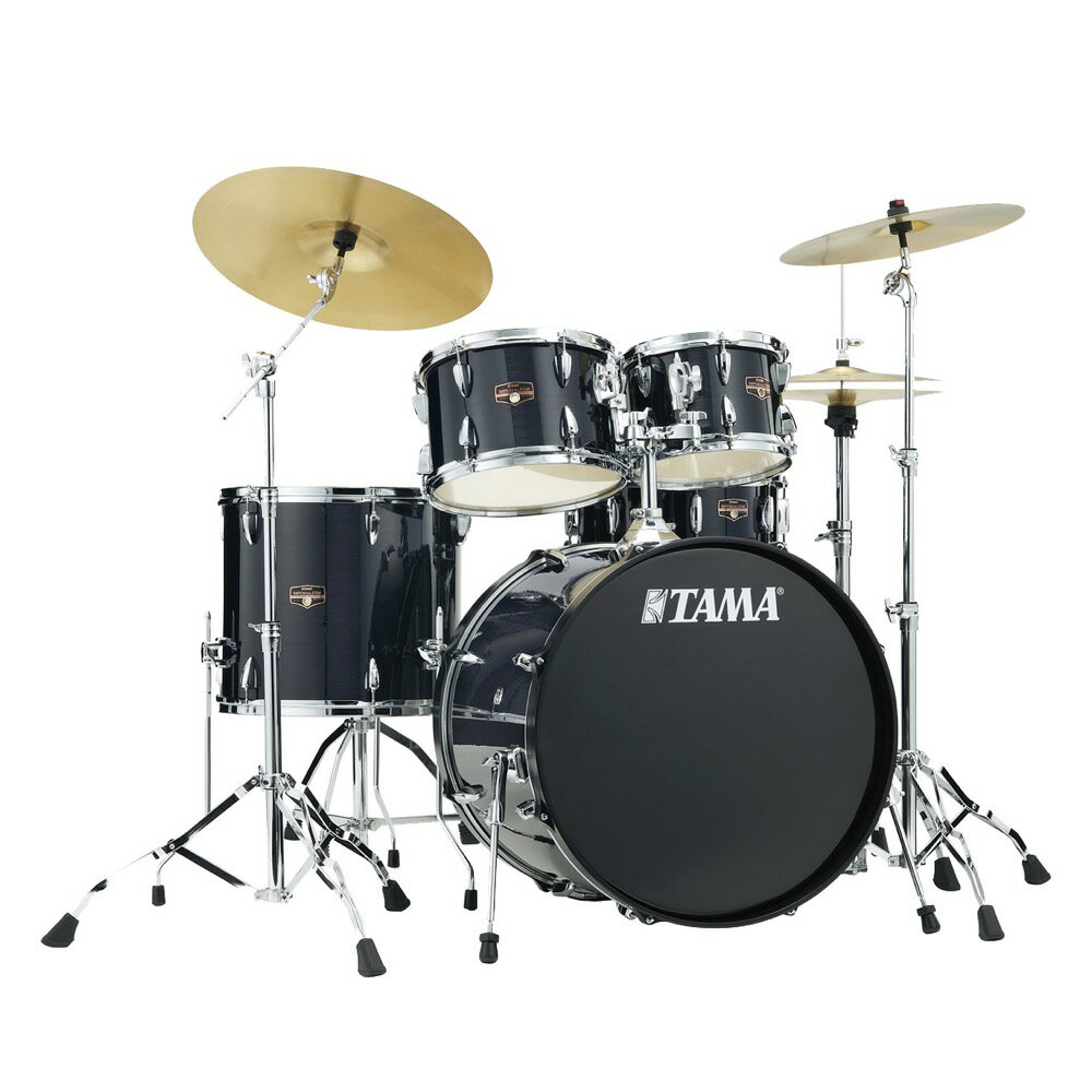 TAMA タマ IMPERIALSTAR IP52H6RC-HBK シンバル付き 22