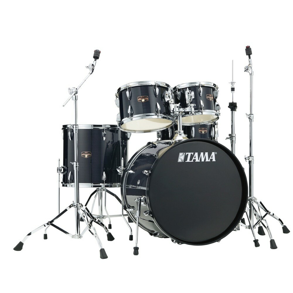 TAMA タマ IMPERIALSTAR IP52H6-HBK シンバル無し 22