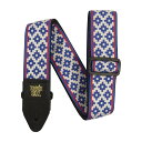 アーニーボール ストラップ ERNIE BALL 5336 BLUE CRUX Jacquard Strap ギターストラップ