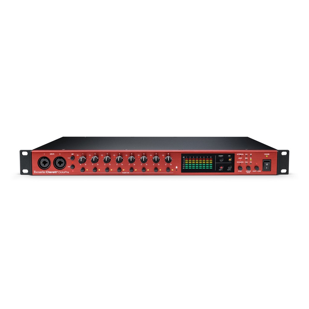 Focusrite Clarett+ Octopre マイクプリアンプ