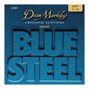 Dean Markley DM2034 Blue Steel Acoustic Guitar Strings light 11-52 アコースティックギター弦BLUE STEEL シリーズ独自配合、凍結技術を使用した芯線の夢を叶える弦。弦を-320ºFまで凍らせることで、分子を引き締め、微細な隙間を最小限に抑えます。このプロセスにより、高音を荒くしたり低音を濁らせたりする周波数が取り除かれ、より安定した、真の音色と長寿命の弦が生まれます。錫メッキされたマンドリン・ワイヤーの六角芯に、8%のニッケルメッキされたスチールの外周を巻いたブルー・スティール弦は、30年以上も世界中でベストセラーとなっており、世界中の最高のミュージシャンに愛用されています。ブルー・スティールの弦を一度試してみると、その魅力にはまります。他の弦では得られないハーモニクスを持ち、優れた感触、正確なピッチ、耐久性を備えています。私たちの夢は、あなたの夢を叶えるための弦を作ることです。LIGHTゲージ:11-15-24-32-42-52