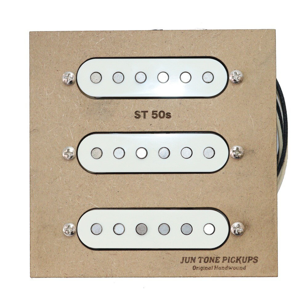 JUNTONE PICKUPS ST 039 50s Set White Cover エレキギター用ピックアップセット