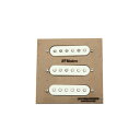 JUNTONE PICKUPS ST Modern Set White Cover エレキギター用ピックアップセット※パーツの取り扱いには、相応の技術と知識が必要になります。自己責任にて取り扱い可能な方のみ、ご検討下さい。取り付け時に起った、楽器及びパーツの破損・損傷等につきましては当店は保証出来ません。あらかじめご了承下さい。【ST Modern Set】非常にターン数の少ないネックピックアップは深く歪ませてもブーミーにならずトレモロスプリングの倍音を十分に含んだまま歯切れの良いバッキング、コードワークが可能です。約14kΩと大幅に巻き数を増やしたブリッジピックアップはポジションのキャラクターを損なう事なく太さと重量感のあるサウンドです。その2つのピックアップとバランスをとったミドルピックアップはどちらのピックアップと合わせた場合でもストラトらしいハーフトーンを作ります。スペック上ではミスマッチなピックアップのバランスですが、実用においては非常に使いやすくフレーズや曲に合わせてどのポジションでもリードフレーズを弾く事が可能です。【Spec】Neck:5.5kMiddle:6.4kBridge:14.0kMagnet：Alnico 5Magnet Top：South TopPole Piece：FlatOut Wire：AWG22 cloth wireCover Color：White