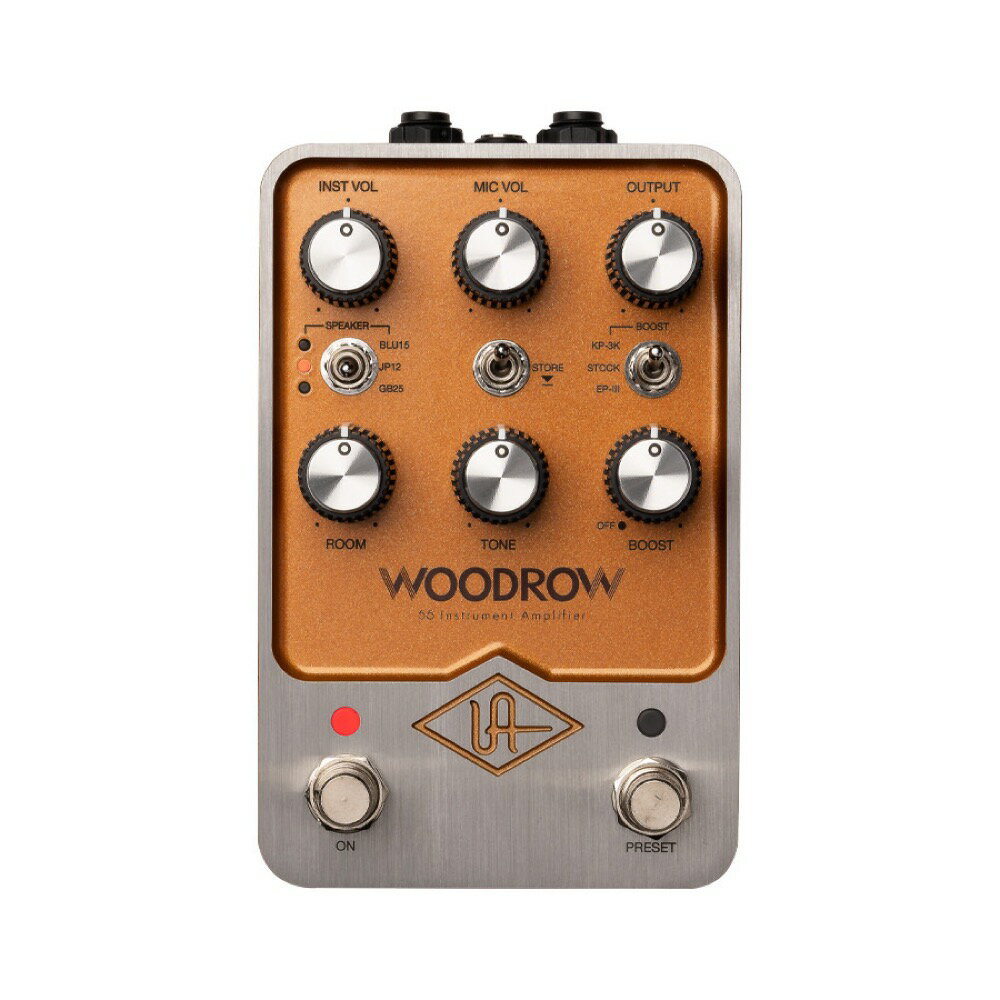 Universal Audio UAFX Woodrow 55 Instrument Amplifier オーバードライブ アンプシミュレーター ギターエフェクター