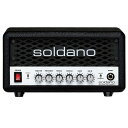 Soldano SLO Mini Solid State Guitar Amp 30W 小型ギターアンプ ヘッド名機「SLO-100」のサウンドを再現した ミニアンプヘッド『SLO ミニ』、誕生!!【主な特徴】・自宅用としてはもちろん、旅行やスタジオにも持ち運びやすい軽量&コンパクトサイズ・ソルダーノ SLO-100 直伝のハイゲイントーン・音量を絞っても音質の変化が極めて少ない高品位30Wソリッドステート・パワー・空間系エフェクターなどの接続の際に有用なエフェクトループ(シリーズ)・DC24Vパワーサプライ付属・サイズ:245mm(W) x135mm(D) x132mm(H)・重量:1.8kg