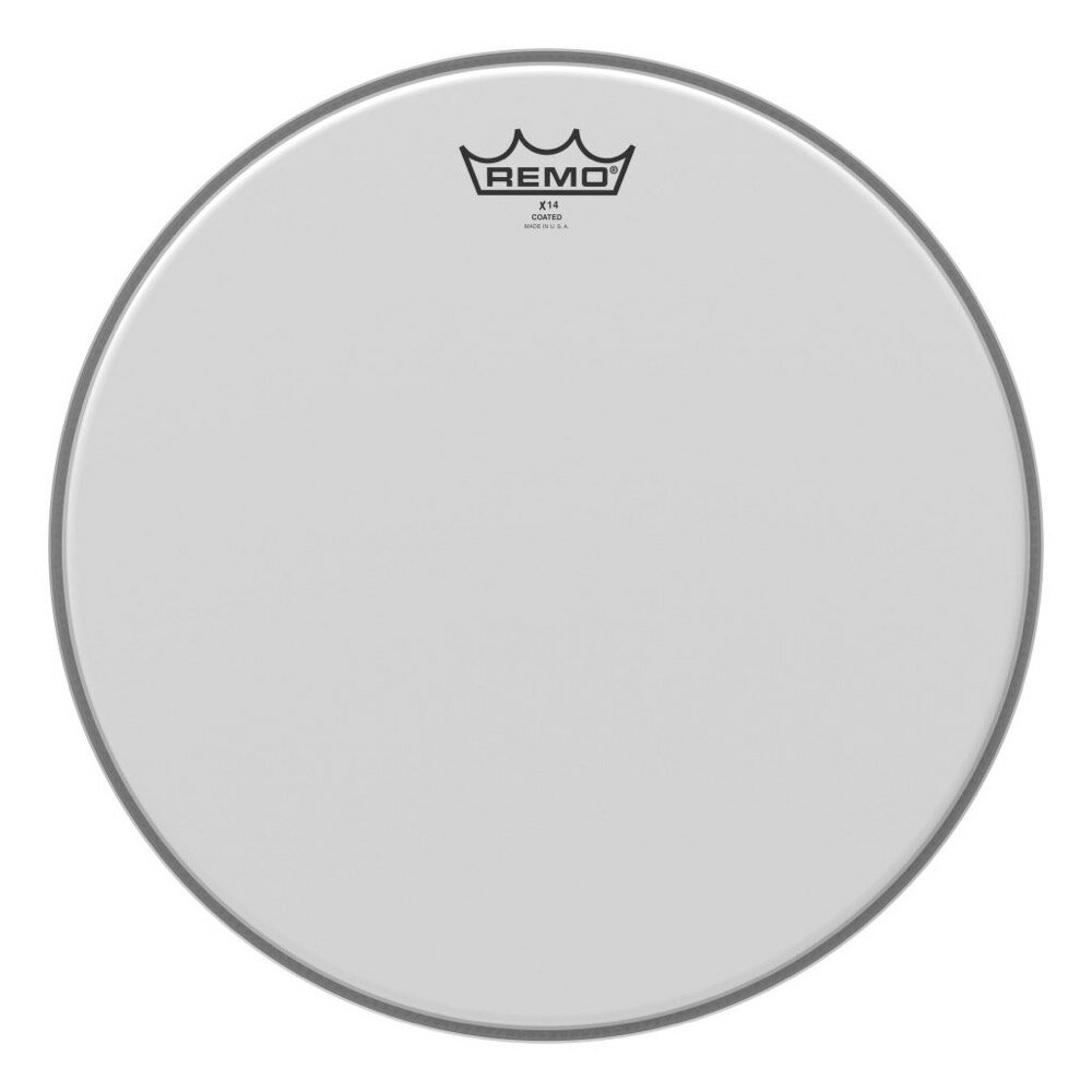 REMO AX-114F AMBASSADOR X14 COATED SNARE 14インチ ドラムヘッドシングルフィルムで最も分厚いヘッド。ダブルプライやパワーストロークのようなミュート感がなく、オープンな中低域が特徴です。サイズ：14"(35cm)