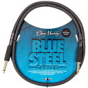 Dean Markley DMBSSP3S Blue Steel Speaker Cable 90cm スピーカーケーブルBlue Steel Speaker Cable低音処理により高耐久性、高い耐ノイズ性、高い耐歪み性を実現クライオジェニック・アクティベートによる真の透明感のある音色。頑丈な構造で耐久性に優れていますブルースチールのインストゥルメントケーブルは、独自のプロセスで液体窒素を使って低温処理し、分子構造を変化させることで素晴らしい効果を発揮します。その結果、全音域にわたって明るく生き生きとした透明感のある音質が得られ、すべての音がくっきりと聴こえるようになります。Blue Steelケーブルは、ハムや付随するノイズが少なく、歪みのない音を伝導します。他のケーブルと比べてみると、その違いがすぐにわかるでしょう。アナログとデジタルの両方の機器に使用することで、最高のサウンドを得ることができます。おまけに、このケーブルを凍らせることで、耐久性も向上しています。(日本では生涯保証は適用外です。/弊社では初期不良以外保証致しません)DMBSSP3S3FT(90cm) S-S