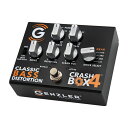 GENZLER CRASH BOX 4 CLASSIC BASS DISTORTION PEDAL ディストーション ベースエフェクターオールアナログ仕様のディストーションペダルCRASH BOX 4 CLASSIC BASS DISTORTION PEDALは、オールアナログのベースディストーションペダルです。クラシックな真空管回路に見られる4種類のディストーションを正確にエミュレートし、ドライブ/ゲイン、ハイパス/ローパスフィルターによるオーバードライブパスとクリーンブレンドのコントロールが可能です。その結果、タッチ感度や音楽性を損なうことなく、また余分なノイズを発することもなく、幅広い音楽ジャンルやプレイスタイルに合わせてサウンドメイクすることが出来ます。特徴・軽量なアルミシャーシ・堅牢なストンプスイッチ・電源の電圧と極性を自動検出するDC IN 端子・低ノイズ・サイレントスイッチング回路・4ポジションのディストーション “GEAR”セレクタースイッチ・ハイパス/ローパスフィルター（オーバードライブエンジンのみ）・パラレルクリーンシグナルパス・ドライブ感度切り替えスイッチ(DRIVE SENSITIVITY)機能・ハイパスフィルターノブディストーション・エンジンに入力される信号のローカットオフの周波数を調整します。 このフィルターはクリーンパスには影響しません。・ローパスフィルターノブディストーション・エンジンに入力される信号のハイカットオフの周波数を調整します。 このフィルターはクリーンパスには影響しません。・ドライブセンシティビティ・スイッチ入力インピーダンスの切り替えができます。HIGHはパッシブタイプのベースに最適で、LOWはアクティブタイプのベースに最適です。スイッチをLOWにしてDRIVEコントロールを上げると、さらなるディストーションの質感を得ることができます。・ドライブノブ/ドライブボリュームノブ/クリーンボリュームノブDRIVE:オーバードライブの量を調整します。DRIVE VOL:ディストーション(Wet)の音量を調整します。CLEAN VOL:クリーン(Dry)の音量を調整します。クリーンブースト以外にもDry Wetのブレンドとしても使用できます。・ドライブセレクトギアこの4ポジションのスイッチは4速ギアシフトのように機能します。1st 〜4thのドライブアルゴリズムから1つを選択して使用します。1stギアの真空管アンプのクリーンチャンネルのような温かみのあるトーンから、2nd,3rd,4thとギアを上げていくことによりよりアグレシッブなドライブ感とコンプレッションを得られます。・DC IN 端子電源の電圧と極性を自動検出する回路を内蔵。9V~18Vのセンタープラス/マイナスどちらでも正常に機能します。高出力のベースの場合、12V以上の電源を使用すると入力ヘッドルームが少し大きくなることがあります。・入力/出力ジャック名目上は楽器レベル入力/出力ですが、入力の場合ドライブセンシティビティスイッチをLOWに、出力の場合DRIVEとCLEANのボリュームを 上げればラインレベルにも対応します。仕様型番:CRASH BOX 4電源:9~18VDC入力インピーダンス:＜1MΩ出力インピーダンス:1kΩオーバードライブエンジン 入力HPF / 出力LPF:30Hz~200Hz / 1kHz~14kHz入力感度ドライブ感度(HIGH)：-20dBuドライブ感度(LOW)：-10dBu最大入力レベル:ドライブ感度(HIGH) / DRIVE VOL 9:00の場合 0dBu（9V），+5dBu（12V），+10dBu（18V）最大入力レベル:ドライブ感度(LOW) / DRIVE VOL 9:00の場合 +5dBu（9V），+12dBu（12V），+18dBu（18V）最大出力レベル:+9dBu（9V），+14dBu（12V），+20dBu（18V）寸法:W127xD104xH59 mm重量:0.5 kg