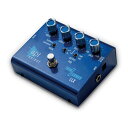 API TranZformer LLX ベースイコライザー プリアンプPreamp & Boost / EQ (forBASS)TranZformer LLXは、api独自のEQとブースト(プリアンプ)回路を、コンパクトなエフェクター・サイズで実現しました。ペダル・ボードに収まるサイズと、標準な9V(~18V)電源で動作するように設計されています。18Vではダイナミックレンジが広くなり、よりクリアなサウンドが得られます。ベース用にチューニングされたEQは3つの周波数(100Hz、400Hz、2kHz)でそれぞれ+/-15dBのブースト/カットが行えます。さらに2kHzはピーク/シェルビングが切り替えられるのも、ラック機ながらの機能といえます。さらに、ゲイン・ステージは「CLEAN BOOST」から「OVER DRIVE」モードに切り替えることができます。「CLEAN BOOST」では非常にクリアな音量アップ、そして「OVER DRIVE」では入力オペアンプをドライブした唯一無二の「apiドライブ・トーン」が得られます。-20dbのパッドも搭載していますので、入力信号の大きさによってドライブの具合と出力のバランスを調整できます。「2510 オペアンプ」とは？2510オペアンプは、apiの巨大なフラッグシップ・コンソール「Vision」のEQ/ダイナミックス・セクションには2510が多く採用されています。数1000万円クラスのプロダクトと同じパーツを惜しげもなく使用しているからこそ、コンパクト・エフェクターでも「唯一無二のapiサウンド」が守られるのです。・api2510 オペアンプ・api 独自の出力トランス・±15dBのゲインを持つ3バンドEQ・OpAmpオーバードライブ回路・40dBのゲイン・-20dB出力パッド・バッファード・バイパス