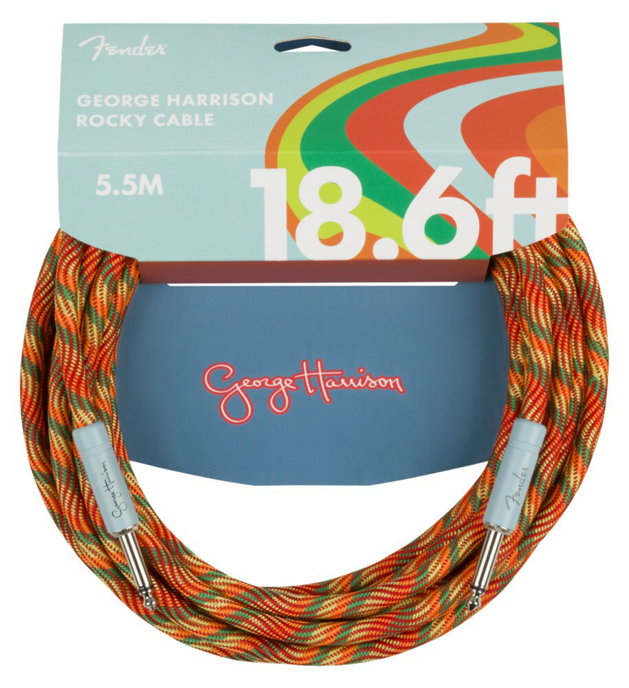 フェンダー Fender George Harrison Rocky Instrument Cable 18.6 039 SS ギターケーブル