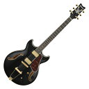 IBANEZ AMH90-BK Artcore Expressionist Black エレキギターARTCORE(アートコア)のアップグレード・シリーズ、Ibanez Artcore Expressionist小振りな”AM”シェイプでありながらフル・ホロウ構造を実現したAMHボディです。【特長】■ ”AM”シェイプかつフル・ホロウ構造を実現したAMHボディASよりもやや小振りで抱えやすいサイズの”AM”シェイプです。センターブロックなしのフル・ホロウ・コンストラクション(※ ブリッジ下部にのみ、アンカー固定用のウッド・ブロックを設置)を採用し、抱えやすく扱いやすいコンパクトなサイズ感と、豊かなボディ鳴りを両立したモデルです。■ マカッサル・エボニー材指板エボニー材と似た特徴を持ち、硬質で音の立ち上りに優れています。■ Gibraltar Performerブリッジサドルの前後調整ネジをテールピース側に配置した構造のZinc製ブリッジです。テールピース側からドライバーを差し込む構造を採用したことで、サドルの前後調整をより簡単に行うことができます。■ 70年代後半からIbanezのオリジナル・ピックアップとしてプロの定評を集めてきたSuper'58ピックアップアルニコ・マグネットを採用し、ウォームなトーンとレスポンスの良さが心地よい定番ピックアップです。■ ネック・ピックアップのサウンド・バリエーションを拡げるTri-soundスイッチ搭載ミニ・スイッチで「シリーズ⇔コイルタップ⇔パラレル」の3パターン接続を選択可能です。【Specs】・neck type：AM Expressionist / 3pc Nyatoh/Maple / Set-in neck・top/back/side：Linden top / Linden back / Linden sides・fretboard：Bound Macassar Ebony fretboard / Abalone dot inlay・fret：Medium frets・number of frets：22・bridge：Gibraltar Performer bridge・string space：10.5mm・tailpiece：VT06 tailpiece・neck pickup：Super 58 (H) neck pickup (Passive/Alnico)・bridge pickup：Super 58 (H) bridge pickup (Passive/Alnico)・factory tuning：1E,2B,3G,4D,5A,6E・string gauge：.010/.013/.017/.030/.042/.052・hardware color：Gold【Neck Dimensions】・Scale：628mm・Width at Nut：43mm・Width at Last Fret：57mm・Thickness at 1st：21mm・Thickness at 9th：24mm・Radius：305mmR【Body Dimensions】・Length：17 5/8”・Width：14 1/2”・Max Depth：2 5/8”・カラー：Black・ソフトケース付属