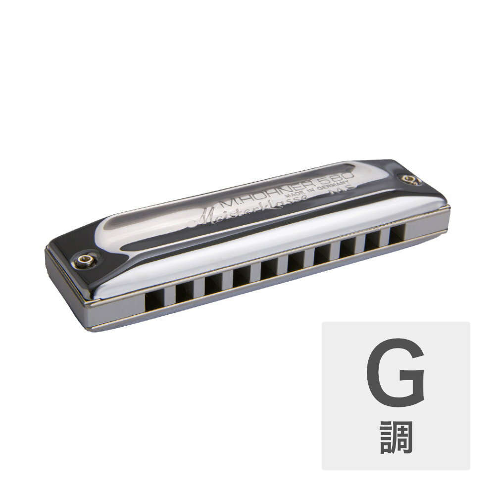 ホーナー ハーモニカ G調 HOHNER Meister Klasse MS 580/20 G 10ホールハーモニカ ブルースハープ ブルースハーモニカ