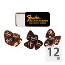 フェンダー ギターピック 12枚 セット Fine Electric Pick Tin 12Pack Fender
