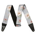 フェンダー Fender Floral Strap Gray 2" ギターストラップ おしゃれ