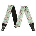 tF_[ Fender Floral Strap Surf Green 2