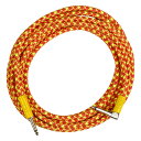 Fender MonoNeon Instrument Cable 18.6 039 Orange ギターケーブル