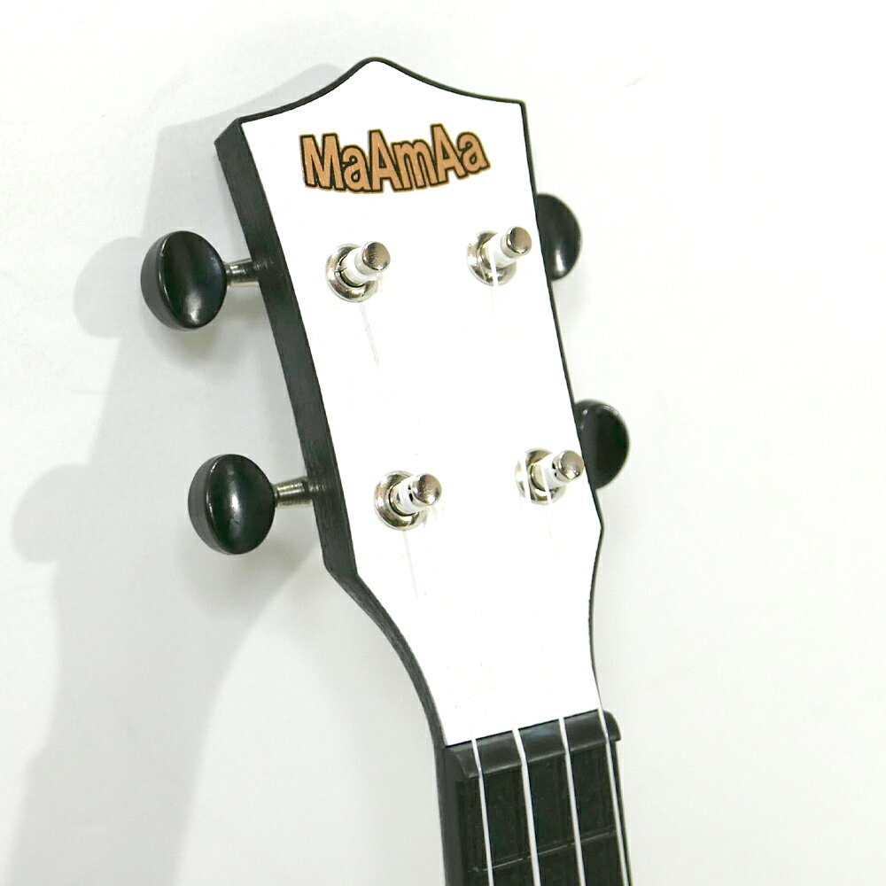 MaAmAa MU-P1 PWH ソプラノウクレレ プラスチック製 白 パンダホワイト