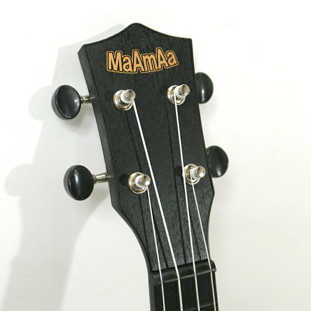 MaAmAa MU-P1 BBK ソプラノウクレレ プラスチック製 黒 ゴリラブラック