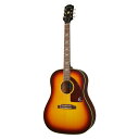 Epiphone Texan USA Collection Vintage Sunburst エレクトリックアコースティックギター※ご購入後、15日以内に必ず同梱されるユーザー登録カードに必要事項をご記入の上、ギブソン・ジャパンへご郵送下さい。ユーザー登録したご本人に限り、メーカー規定の故障に対してのみ、無期限での保証が提供されます。〜Made in the USA for the first time in over 50 years!〜ギブソンのカラマズー工場で生産されるようなった1958年以来、Epiphone Texanは、Paul McCartney、Peter Frampton、オアシスのNoel Gallagherをはじめとする、何世代にも及ぶワールドクラスのソングライター達にとってインスピレーションの源泉であり続けています。この度2020年ラインナップにおいて、再びTexanモデルの米国での生産が始まります。モンタナ州ボーズマン工場において、ギブソンの誇る最高のアコースティック・ルシアーの手により誇りをもってハンドメイド生産されます。オール単板、Xブレーシング、25.5インチ・スケールなどの仕様を擁し、パワフルなトーンが魅力です。最終セットアップの工程でギブソン・ストリングが張られ、ギブソン・モンタナ工場より世界中の音楽ファンに向けてお届けします。【Specification】[BODY]・Body Styles：Jumbo・Body Shape：Texan・Body Material：Solid Mahogany・Top：Solid Spruce・Back：Solid Mahogany・Side：Solid Mahogany・Bracing：Traditional hand-scalloped X bracing・Binding：Multi-ply top, single-ply back・Body Finish：Gloss Nitrocellulose Lacquer[NECK]・Profile：Round D・Scale Length：647.7 mm / 25.5 in・Fingerboard Material：Indian Rosewood・Fingerboard Radius：304.8 mm / 12 in・Fret Count：20・Frets：Legend・Nut Material：Bone・Nut Width：43.815 mm / 1.725 in・Inlays：Mother-of-pearl single Parallelogram・Joint：Compound dovetail neck joint[HARDWARE]・Bridge：Indian Rosewood・SaddleMaterial：Bone・Tuning Machines：Grover Cream Button・Pickguard：Authentic Celluloid Pickguard・Truss Rod Cover：Epiphone Bullet・Bridge Pins：TUSQ[ELECTRONICS]・Under Saddle Pickup：LR Baggs VTC・Controls：Volume and Tone controls[MISCELLANEOUS]・Strings Gauge：.012 .016 .024 .032 .042 .053・Case：Case included・Accessories：Gibson Stringsカラー：Vintage Sunburst