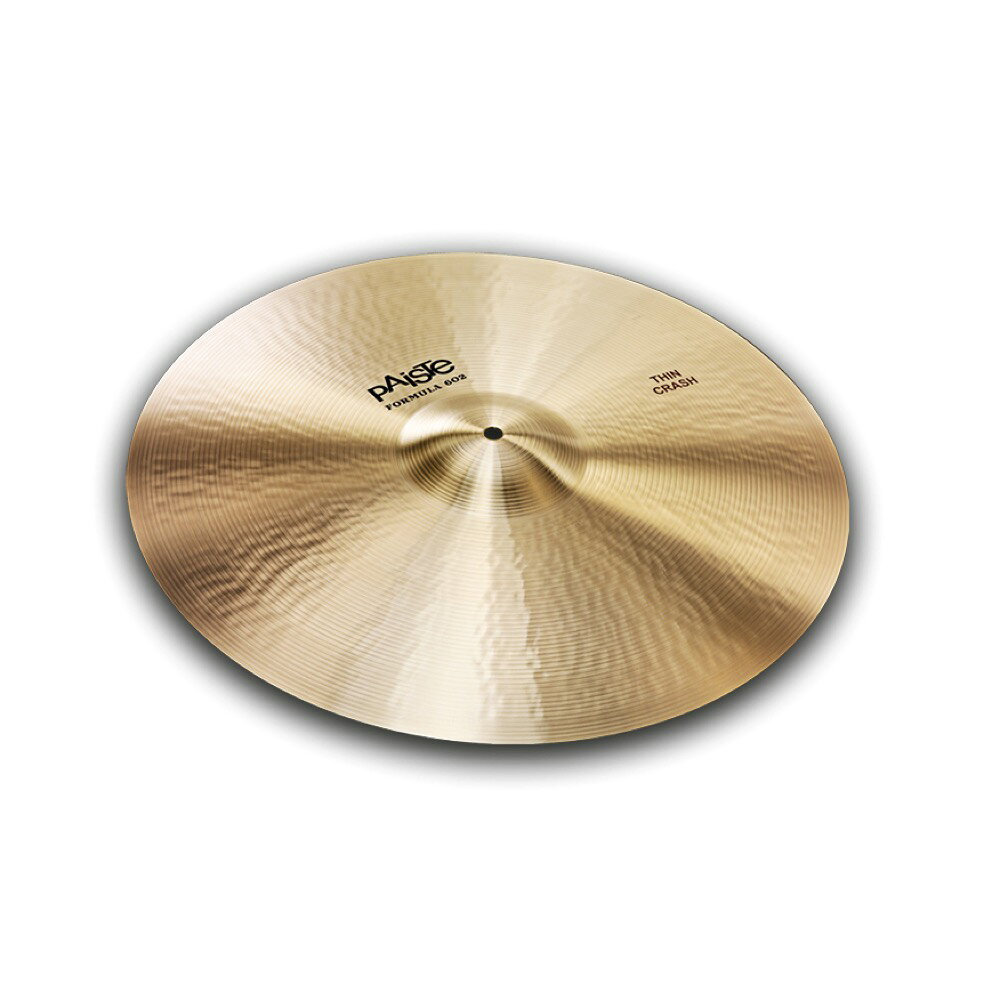 パイステ クラッシュシンバル 19インチ Formula 602 Classic Thin Crash 19” PAISTE