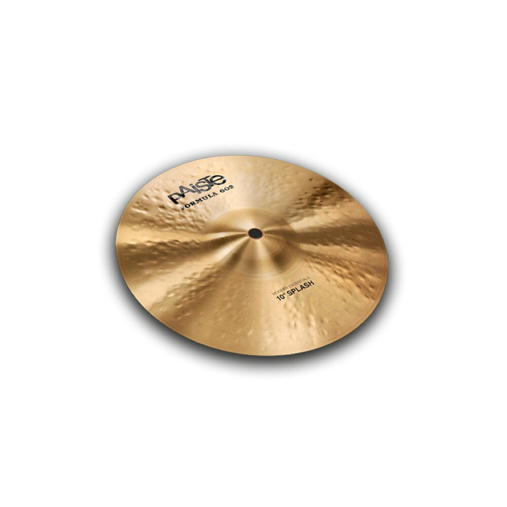 PAiSTE - パイステ スプラッシュシンバル 8インチ Formula 602 Modern Essentials Splash 8” PAISTE