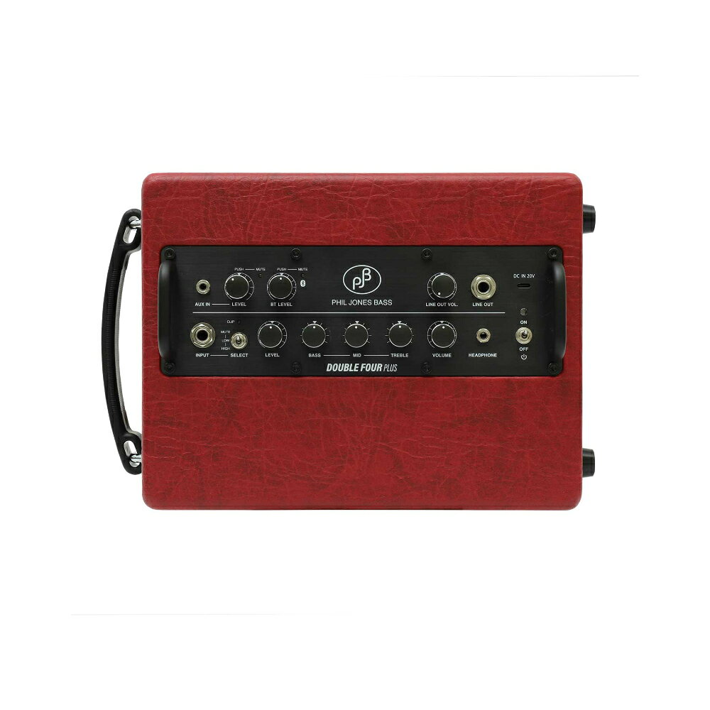 PHIL JONES BASS Double Four PLUS RED 小型ベースアンプ コンボ USBモバイルバッテリー対応
