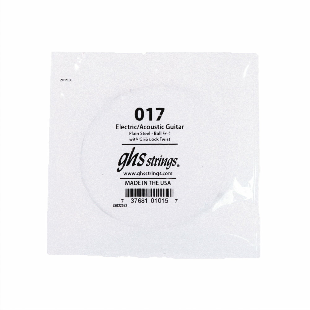 GHS 017 Singles Plain Steel Strings .017 ギター用 バラ弦