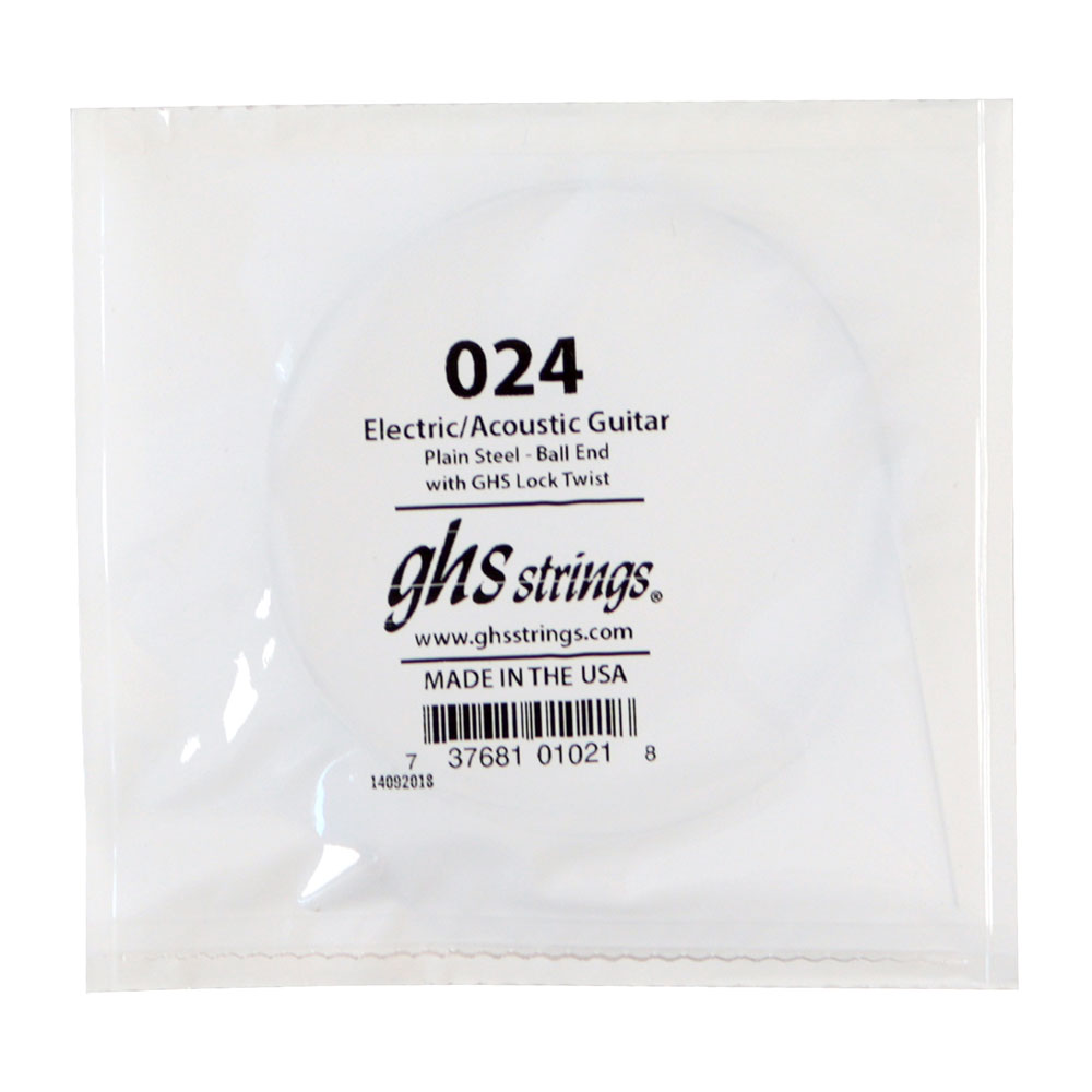 chuya-online 塼䥪饤㤨GHS 024 Singles Plain Steel Strings .024  Х鸹פβǤʤ220ߤˤʤޤ