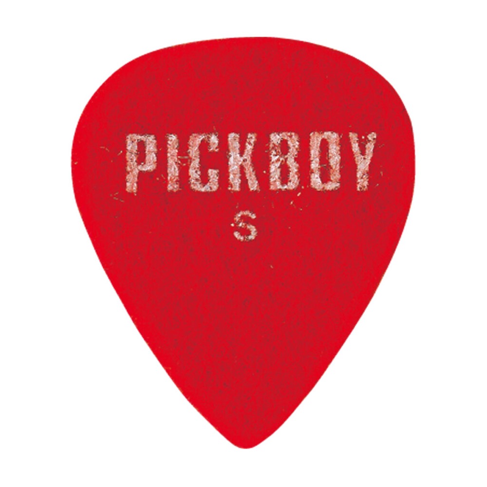 PICKBOY GP-10/S Ukulele Pick Raindrop Soft ウクレレピック 1枚ピックボーイ・ウクレレピックシリーズのウクレレ用ピックです。ウクレレのナイロン製のしなやかな弦を傷つけにくくするためにゴム素材ピックをフェルトでカバーしたフェルトピックです。革ピックとは一味違ったフェルト素材ならではのハワイアンな音色を作り出してくれます。・材質：ウール / レーヨン /P.V.C・形状：ティアドロップ・ゲージ：ソフト・カラー：レッド※1枚での販売です。