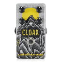 Catalinbread CLOAK Mountain Edition リバーブ ギターエフェクター限定マウンテンデザインです。Catalinbread Cloakは、減衰するエコーの中にスペクトルを加える禁術に関する呪文が封じられた、失われし文書を極秘裏に発掘したことから始まりました。装飾が過ぎました。Cloakのインスピレーションは、スタンフォード大学の学界と音響学部から始まりました。最適なシマー効果に関する論文が執筆されたのです。Catalinbreadでは同様に完璧さを追求し、独自の研究の結果、新しいインスピレーションを得、真に素晴らしいシマーリバーブを完成させました。Cloakは本質的にそれ自体が最高峰のルームスタイルリバーブですが、SHIMMERノブを回すと豊かで調和の取れた倍音が加わり、トレイルの中で3つの異なる倍音成分を強調します。特別に設計されたローパスフィルターが、高調波をなめらかにします。ROOM SIZEノブを使えば、掃除用具入れのような狭い空間から、無限大に近い広大な空間までを調整できます。また、Cloakにはバイパス時にリバーブトレイルをカットするトゥルーバイパスと、トレイルを継続するバッファードトレイルバイパスを選択できます。どちらを選択しても、Cloakはサウンドに小さな黒魔法をかけます。【コントロール】● ROOM SIZE：リバーブの長さとゲインを同時に調整し、自然に空間的な広がり、大きさを調整します。● MIX：アウトプット内のドライシグナルを100％〜0％まで調整します。● HIGH CUT：リバーブシグナルの高調波を調整し、特にSHIMMERを高くした際の高域をなめらかにします。● SHIMMER：ルームリバーブにシマーを加えます。反時計回り最小ではシマーは加わらず、豊かなルームリバーブとなり、時計回り最大ではハーモニックで豊かなシマーリバーブとなります。【内部スイッチ】Cloakの内部にはバイパスモードを変更するスイッチがあります。初期設定はトレイルモード（バッファードバイパス）です。バイパス時にも内部プリアンプがアクティブとなり、バイパス時にも最後の残響が残ります。スイッチを切り替えるとトゥルーバイパスモードとなり、バイパス時にプリアンプを通らず、またすべての残響がカットされます。Gainトリムポットはメーカーにて調整されて出荷されていますので、基本的には操作する必要はありませんが、操作する場合は元の位置に戻せるよう印をつけたり写真を撮ってから行うことを推奨します。【電源】CloakはスタンダードなセンターマイナスDC9-18Vアダプターで駆動します。消費電流は60mAですが、安定動作のために100mA以上の電源をご使用ください。9V電源は素晴らしい音になります。18V電源はさらにヘッドルームが広くなります。電池はご使用になれません。【スペック】・フィルタ：5kHzカットオフです。フルオープンから5kHzを超えるリバーブを完全にカットするまで操作できます。・リバーブタイム：最短250ms、最長3s以上（シグナルレベルにより異なりますが、一般的なギターアタックの場合です。）・消費電流：60mA種類：リバーブアダプター：9-18Vセンターマイナス電池駆動：-コントロール：ROOM SIZE、MIX、HIGH CUT、SHIMMER